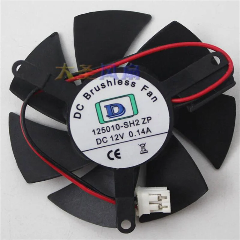 jo太郎2 Original 125010-sh2 Zp 12v0.14a 2-line Graphics Card Fan