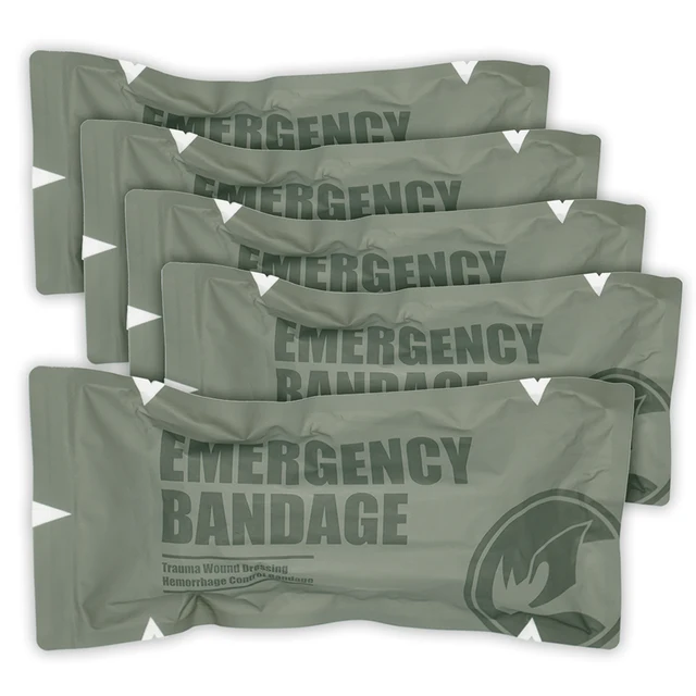 Emergency Pressure Bandage Wound Dressing Vacuum Packed Outdoor Hiking Essentials