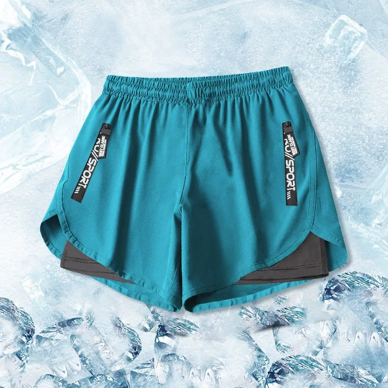 Male Quick Dry Summer Shorts Cycling Jogging Gym Fitness Outdoor Compression Pants Breathable Quality Retro Training Swim Trunks