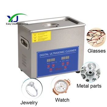 Easy Clean 3L Portable Tabletop Heated Ultrasonic Cleaner Machine for Small Work Pieces Hardware 1