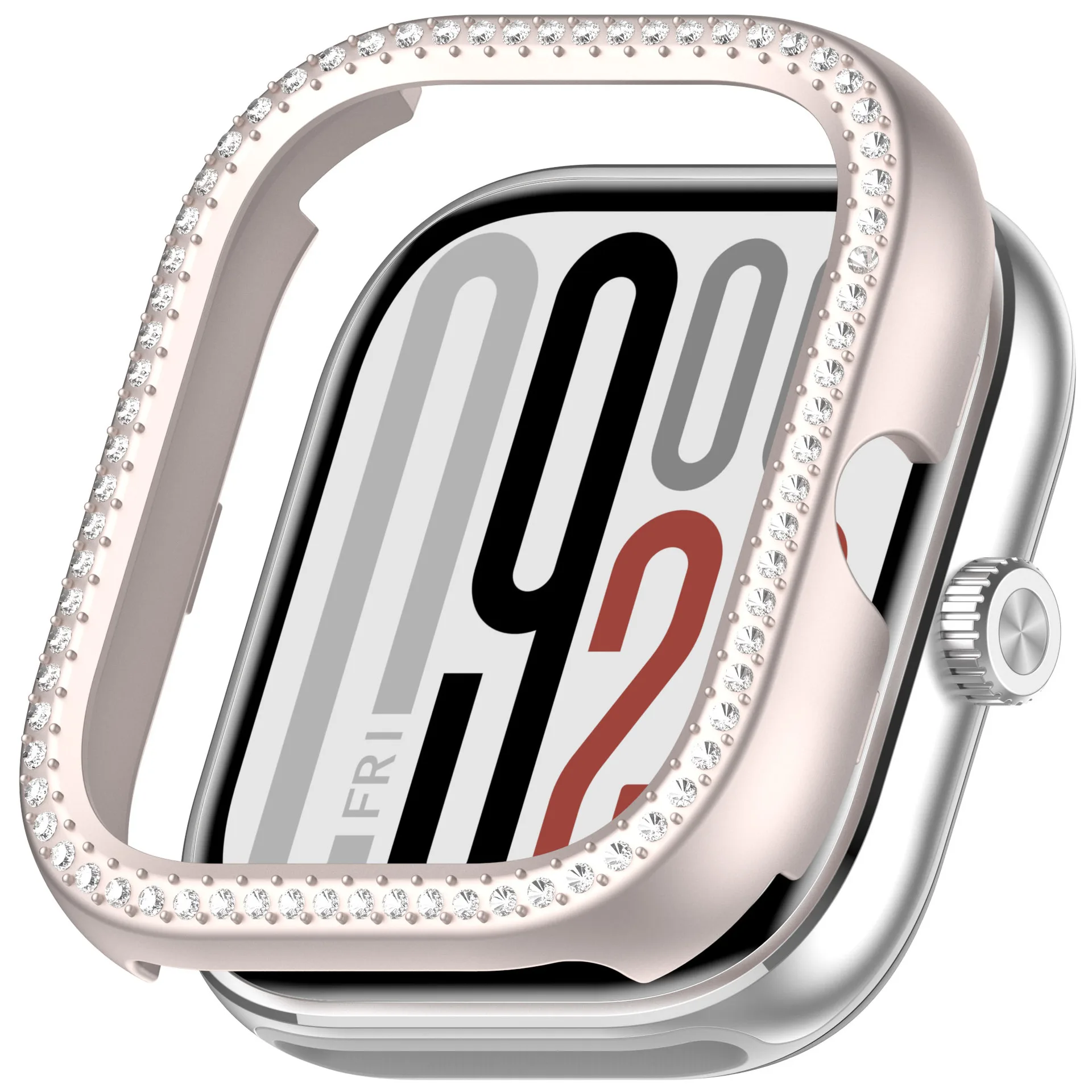 Sparkling Rhinestone Decor Protective Bumper Case