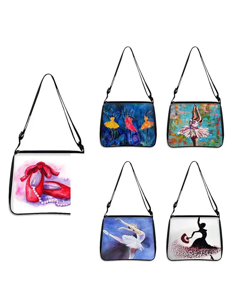 

Cartoon Ballet Print Shoulder Bags Women Crossbody Bags Manga Kaneki Ken Ladies Handbag Messenger Bags