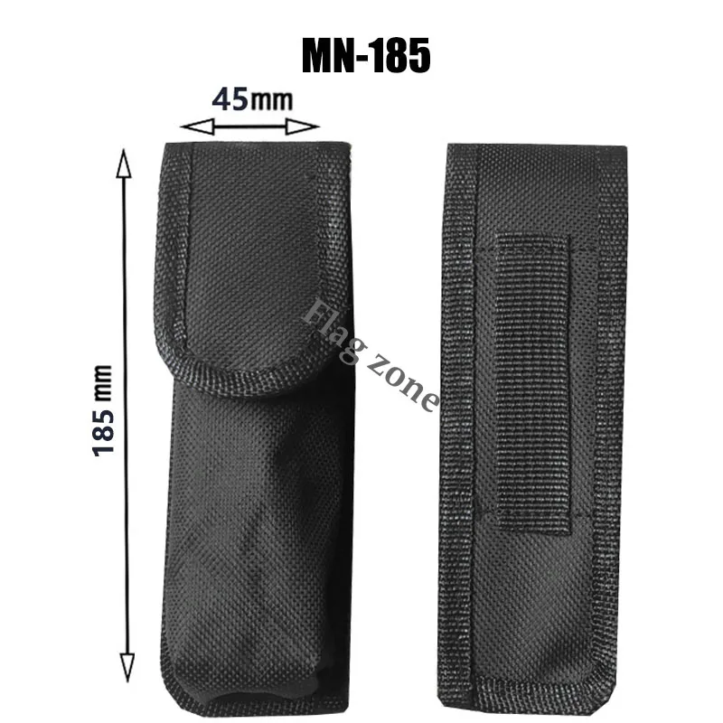 Flashlight pouch 1 Pcs tactical flashlight pouch bag holster torch case for belt torch cover folding knife hunting tools lighting accessories