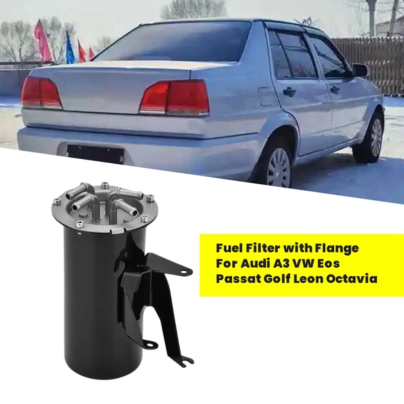Engine System Fuel Filter With Flange 3C0127400D motorcycle fuel filter fuel filter For A3 VW Eos Passat Golf Leon Octavia Diesel Filter 3C0127400C