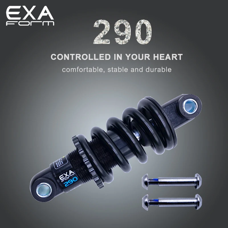 EXA Form 290 Bicycle Shock Absorber Rear Shocks 125 150 165 190mm for Downhill CX MTB Moutain Bike Electric Scooter Motorcycle