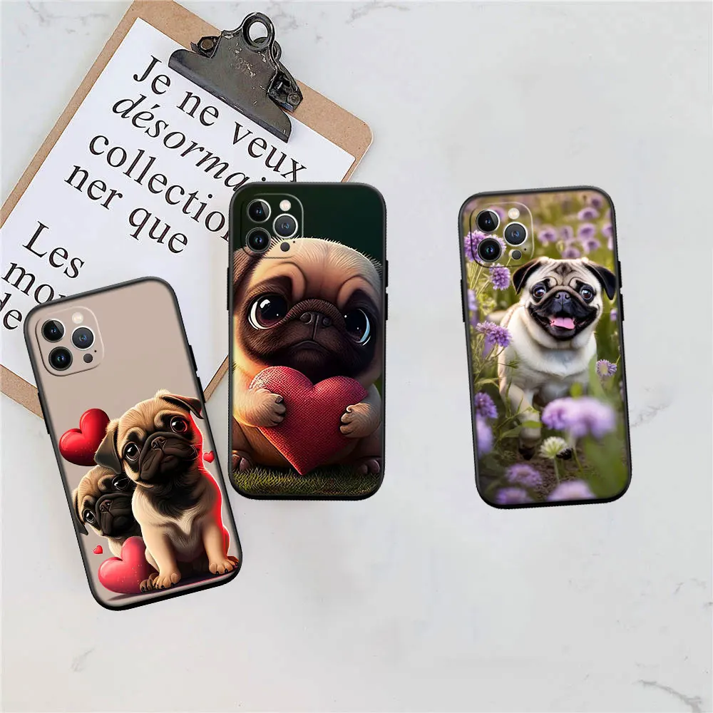 Pug Dog Design Phone Case - Durable and Stylish Protection