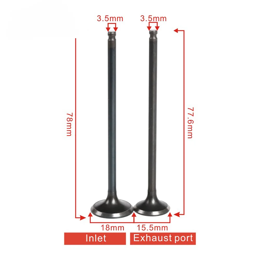 

3.5mm Inlet Outlet Input Output Intake Valve Exhaust Valve Stem Kit For Yamaha 3LN FZR250 FZR250R FZR250R EXUP ZEEL FZR 250