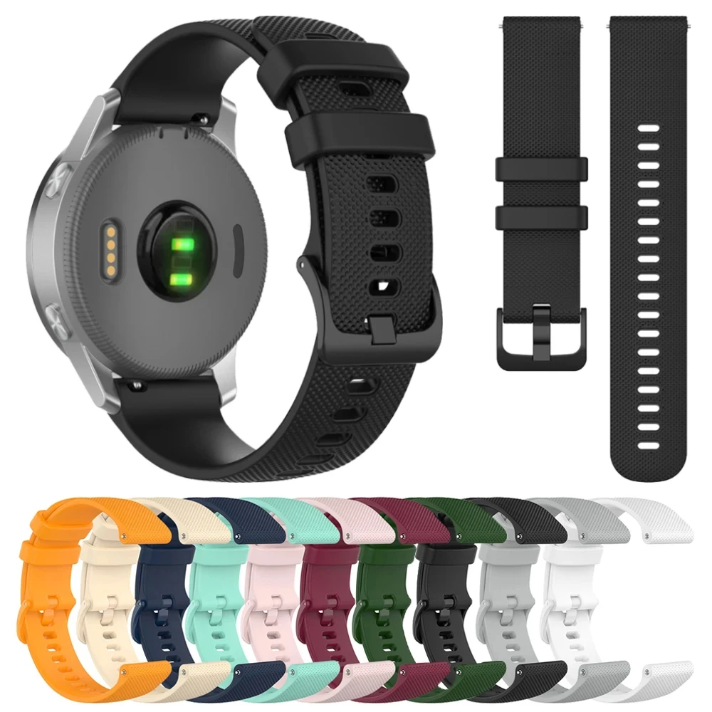 Durable Silicone Smart Watch Strap for Garmin Forerunner & Vivoactive Series