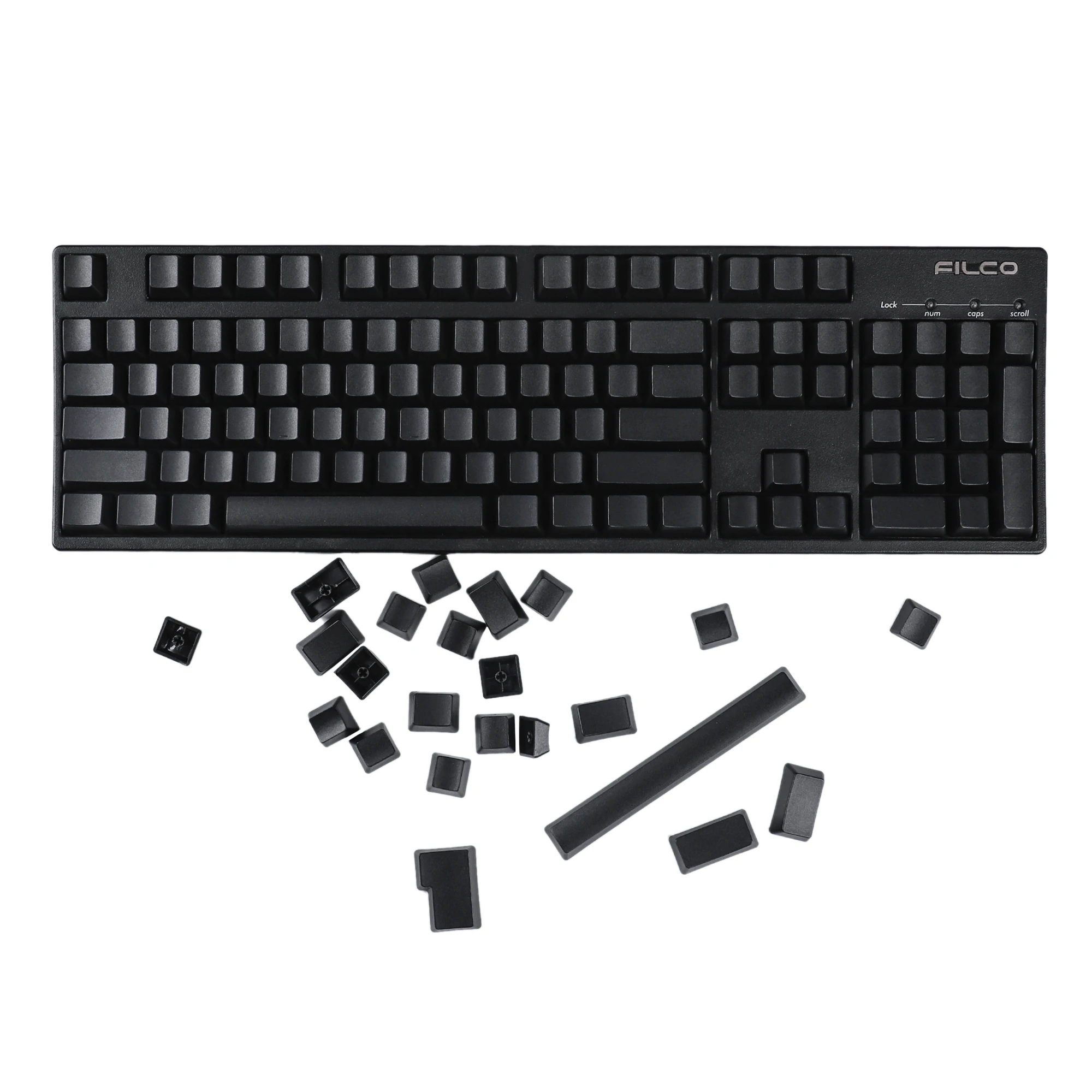 

127 Thick PBT ANSI ISO Blank Keycaps OEM Profile For 108 104 96 87 61 68 NJ80 GMMK 84 KBD75 KBD67 XD64 GK64 (Only Keycap)