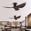 38 52 Inch Ceiling Fan 3 Blades Vintage Industrial ABS Ventilator No Light Remote Control for Home Office Coffee Shop Factory 1