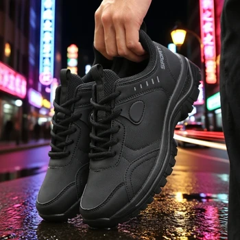 جديد الرجال أحذية رياضية تنفس مقاوم للماء انتعاش اللياقة البدنية أحذية عمل 2025 التنزه التخييم توسيد المضادة للانزلاق أحذية مشي