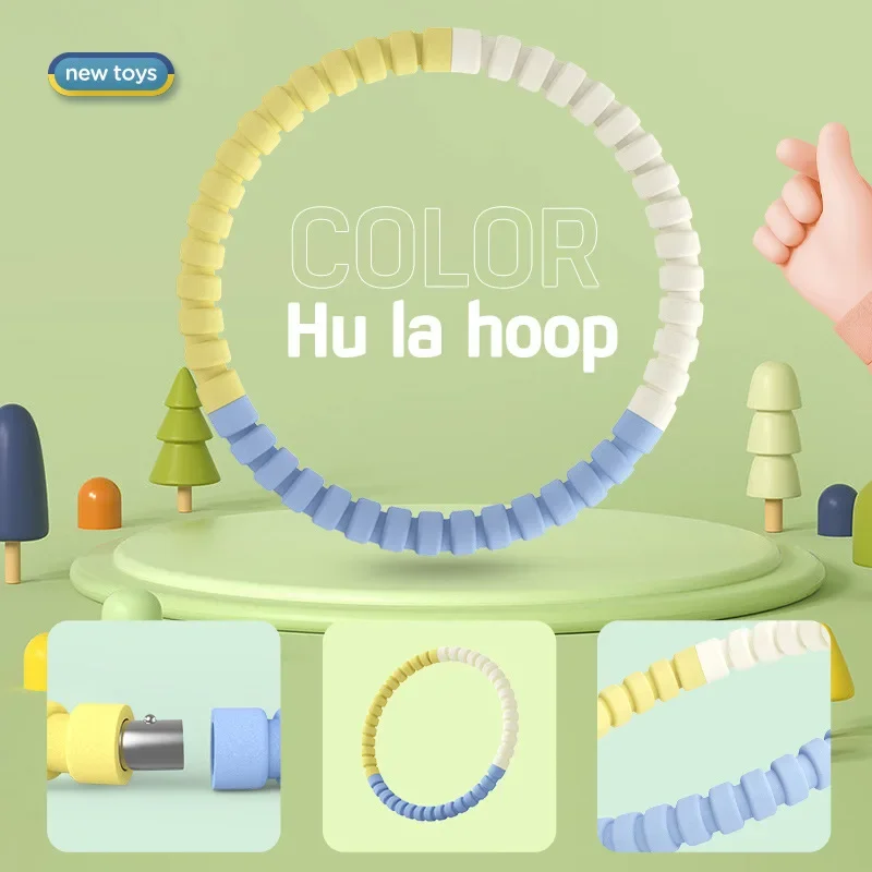 Removable Thickened Hula Hoop Belly Waist Children Adult Fitness Foam Hula Hoop