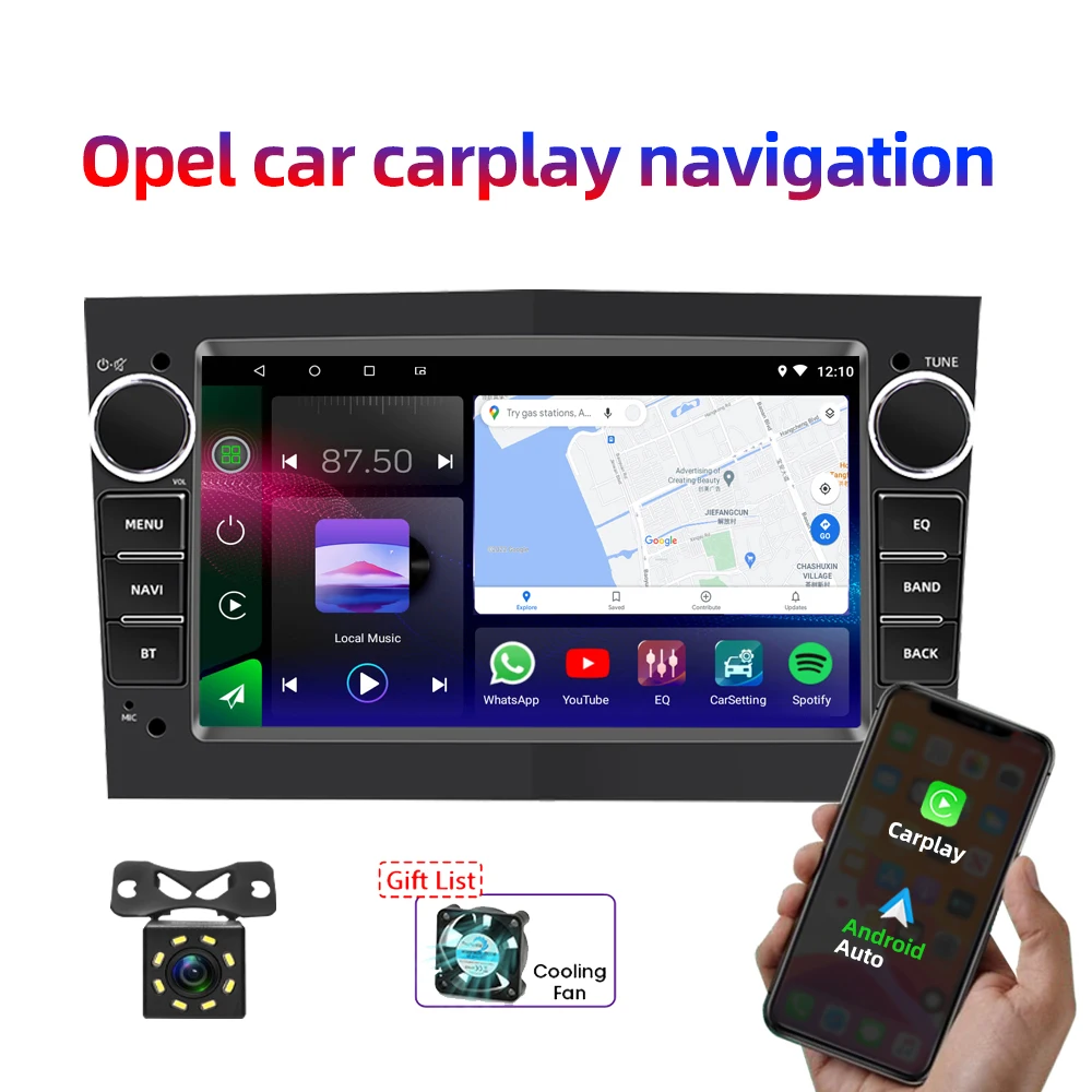 Peercecar Radio Multimedia Gps Per Opel Astra H J 2004 Vectra Vauxhall Antara Zafira Corsa C D Vivaro Android10 2 Din Autoraido