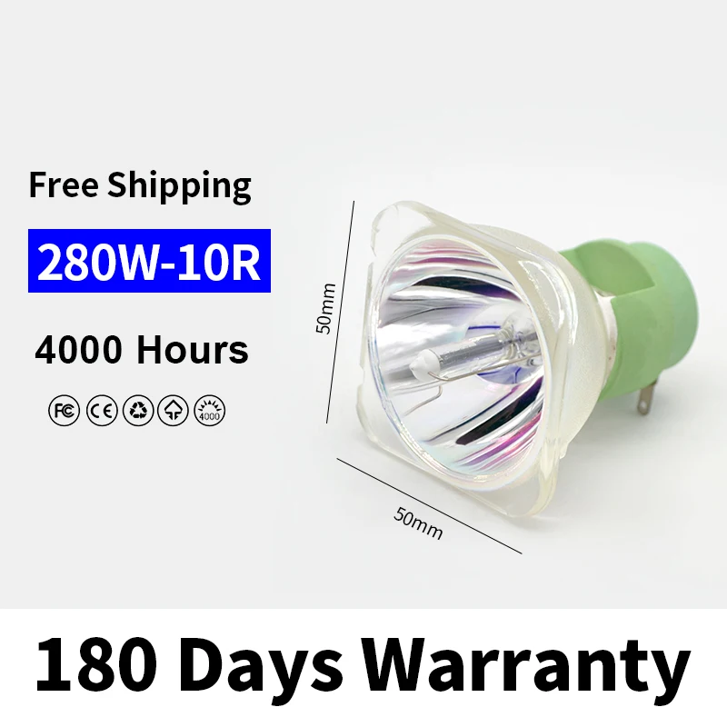 

Replacement Bulb for 10R Moving Head Light SIRIUS HRI 280W 10R MSD Stage Moving Head Beam Lamp Light
