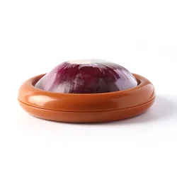 KEMORELA Transparent Reusable Airtight Fresh Storage Box for Fruits and Vegetables - Easy-to-Clean Kitchen Accessory (Chocolate)