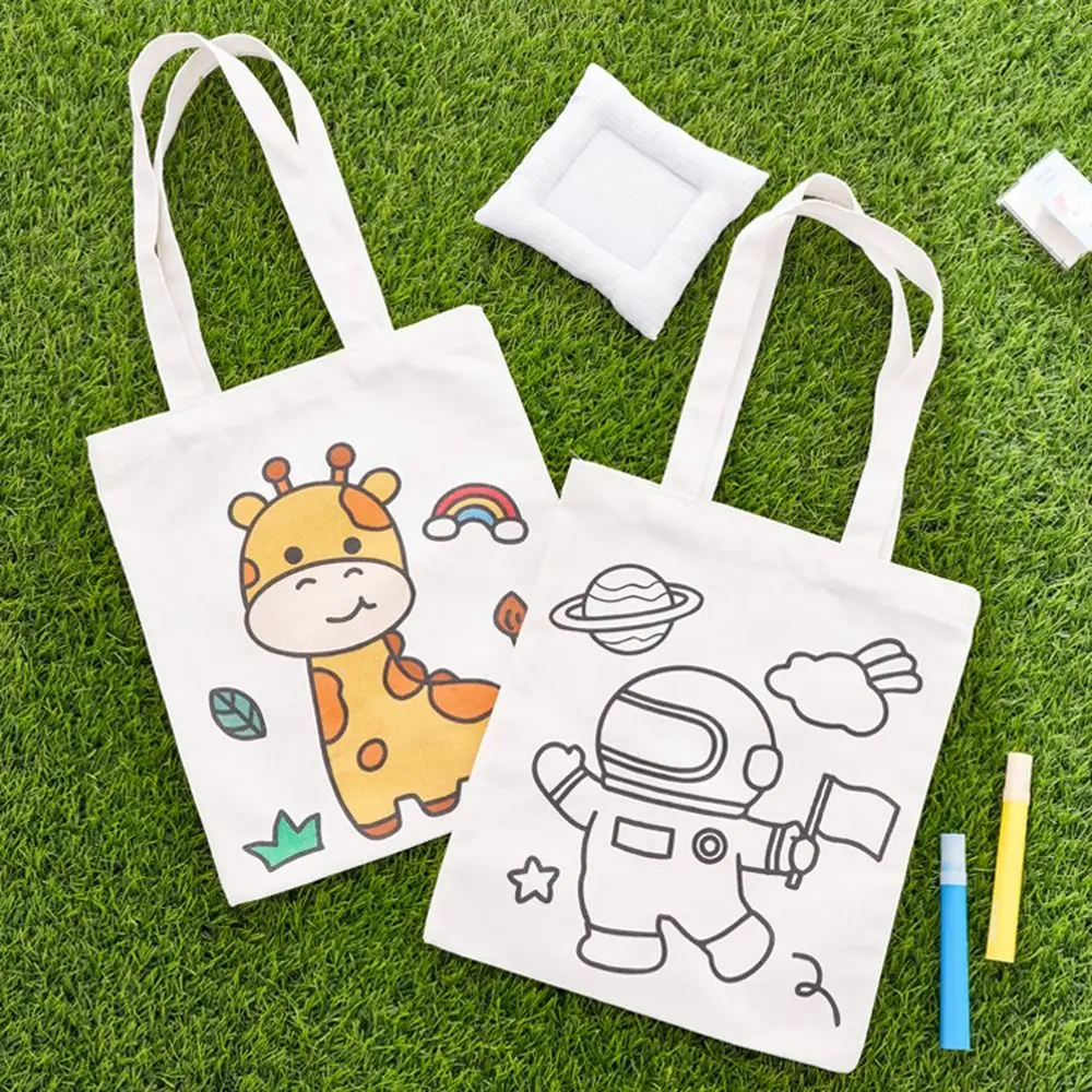 페인팅 DIY 그래피티 캔버스 가방 보관 가방, 내구성 두꺼운 숄더백, 재사용 가능한 내마모성 토트백, 초등학교