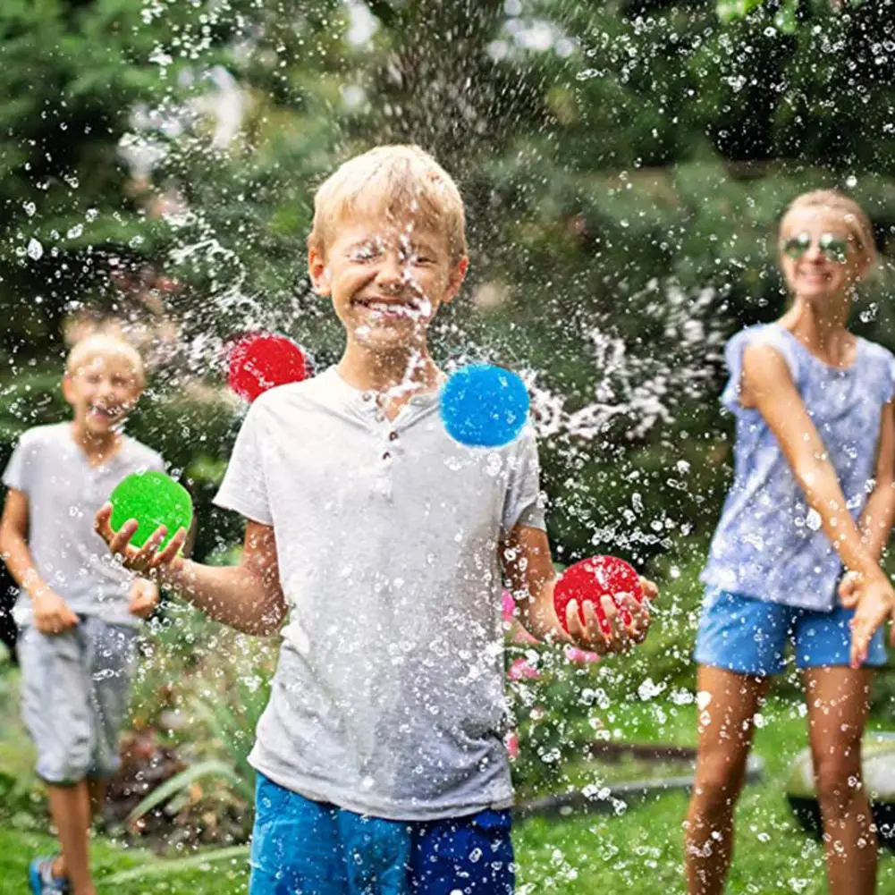 

50Pcs Water Balls Super Soft Eco-friendly Cotton Colorful Balls Water Balloons Swimming Pool Toys for Summer