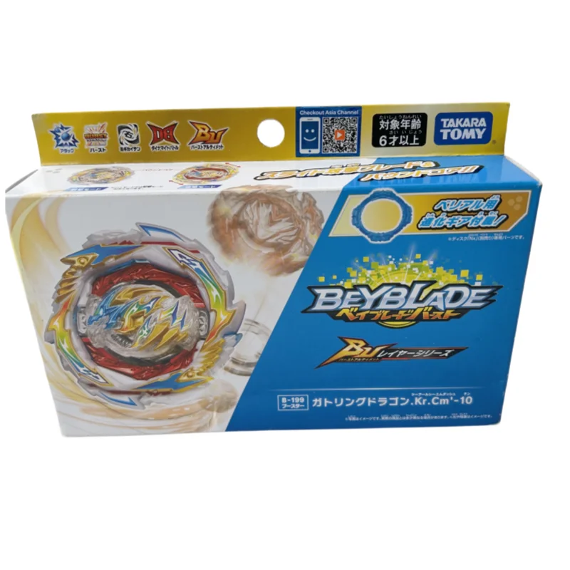 

Beyblade Burst Takara Tomy Huopai Explosion Gyro Toy BU Gyro B-199 Gatling Dragon Alloy Combat Gyro Toy Children's Birthday Gift