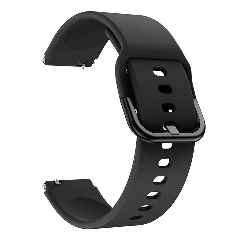 Sport Silicone Bracelet Band, 16mm 18mm, Adjustable Wristband Strap