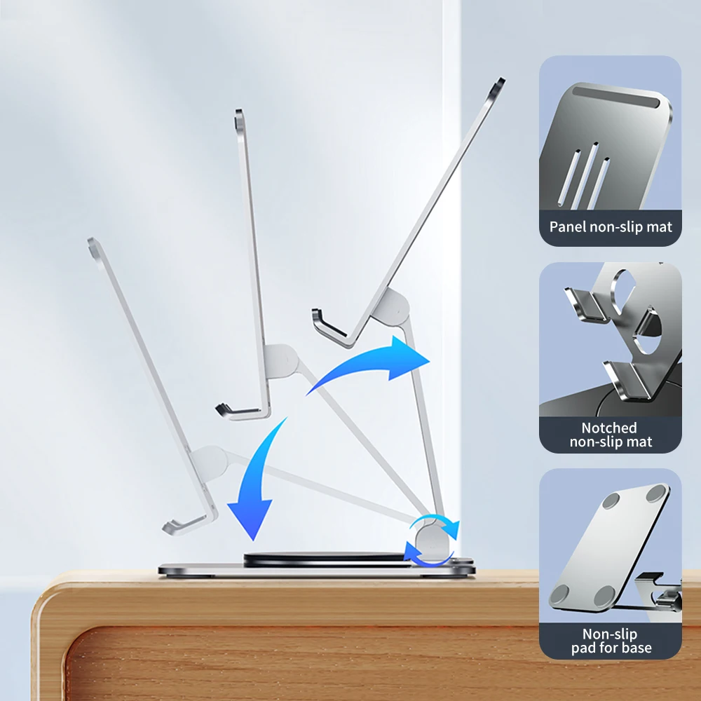 Goojodoq-suporte de Comprimidos para Ipad Pro 11 11 10 9ª Geração Xiaomi Samsung - Imagem 3