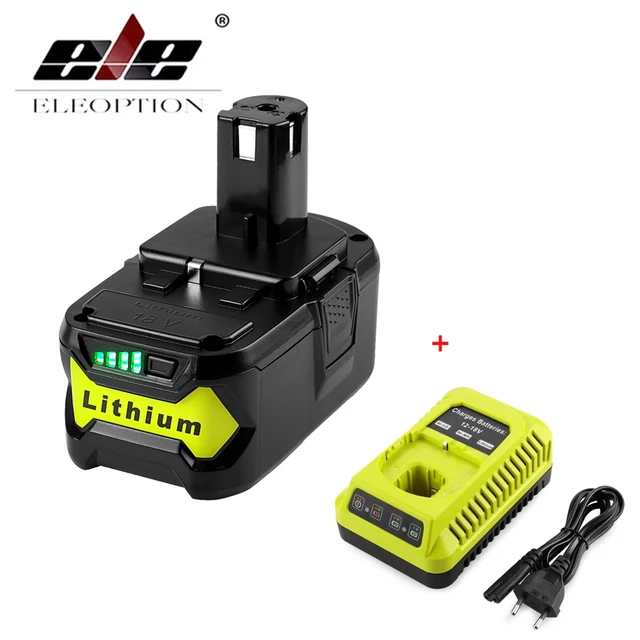 18V 6000mAh Li-ion Rechargeable Battery for Ryobi for ONE+ Power Tool  BPL1820 P108 P109 P106 P105 P104 P103 RB18L50 BPL-1815 - AliExpress