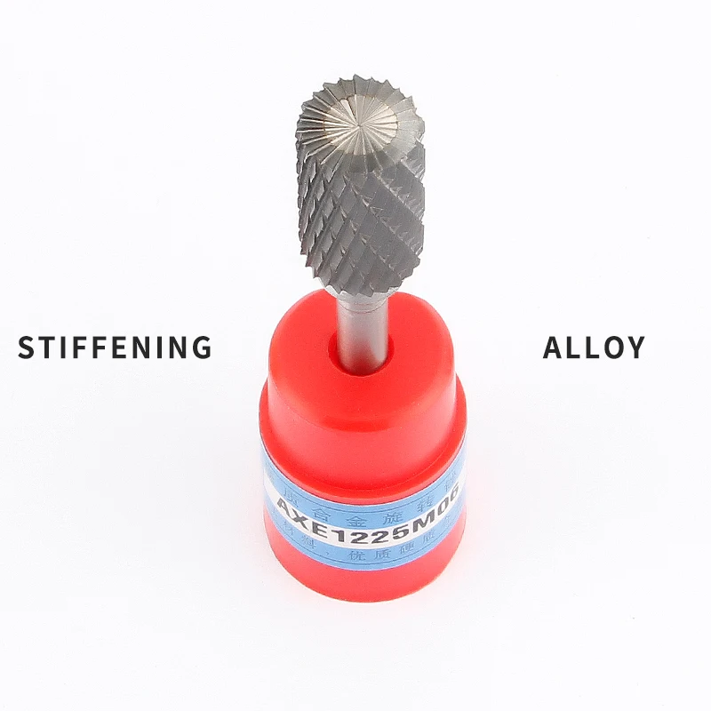 텅스텐 강철 로터리 파일 상단에 블레이드가 있는 1pcs Boule 슬롯 초경 합금 원통형 밀링 커터 컬럼 유형 3-16mm