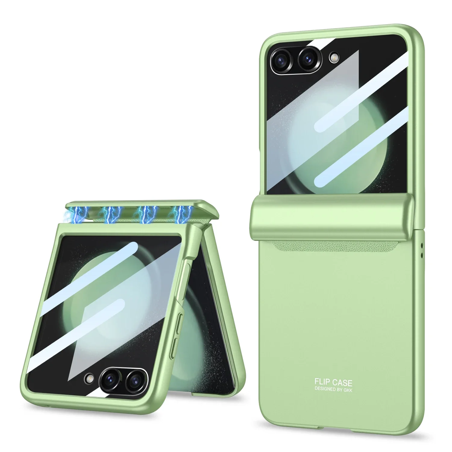 GKK Original Magnetic Hinge Case with Screen Protector - All-in-One Cover