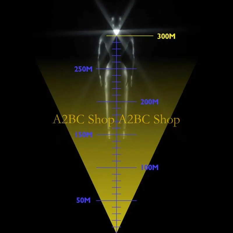 A2BC 범용 반사 안전 삼각형 기호 고대비 300m 감지 7가지 색상 변형