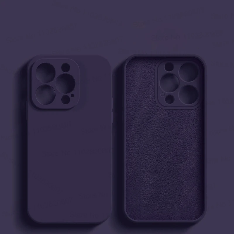Luxury Shockproof Liquid Silicone Phone Case - Soft and Protective Cover