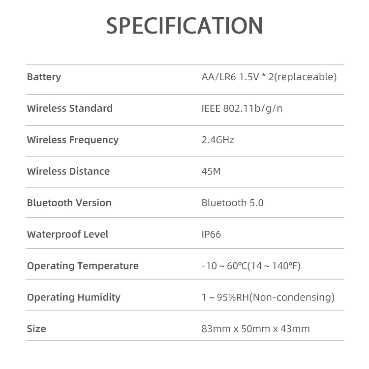 WLAN-Regensensor, Erkennung der Regendauer, batteriebetrieben, für den Außenbereich, wasserdicht, Tuya Smart Life App-Steuerung, Hausautomation – Detail 9