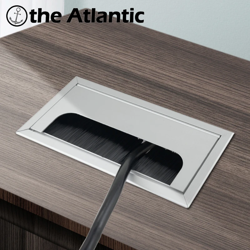 Caixa da Tampa do Fio Desktop Built-in Outlet Soquete Escondido Nas Tomadas Elétricas da Bancada Dados Hdmi Usb Usb Rj45 Cat5e