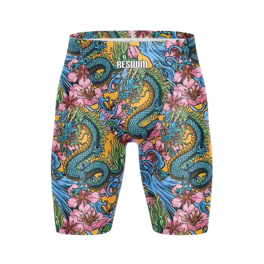 Men's Swim Jammer Knee-Length Swimsuit Short Beach Tights Shorts Swimming Trunks Swim Pool Pants swim trunks swim shorts men swimsuit