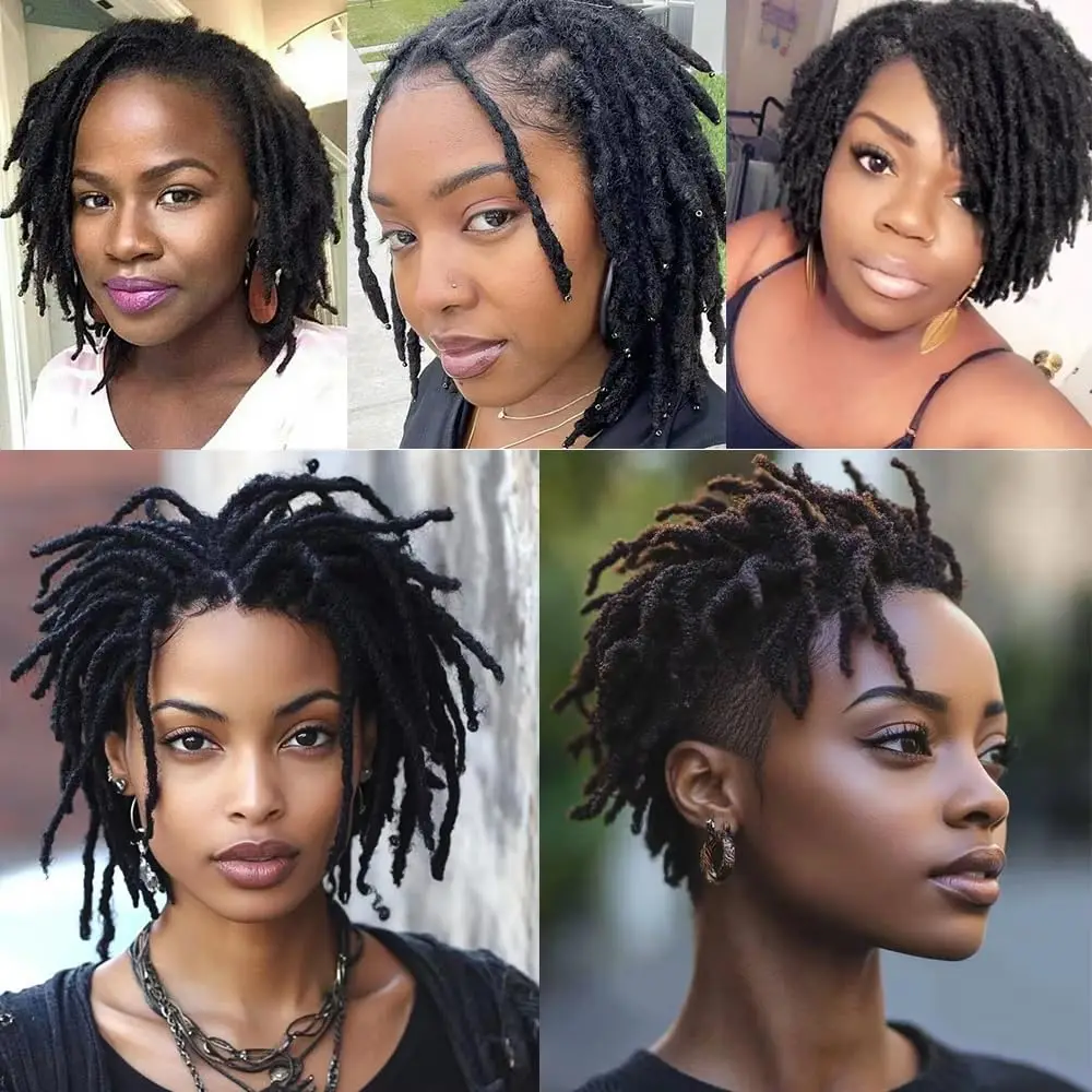 Afro Kinky Curly Braiding Bulk Hair for Braiding Twists Afro Kinky Bulk Hair for Dreadlock Extensions Repair Locs Women 2