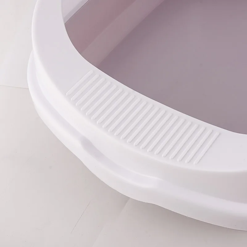 높이 고양이 쓰레기통, 반밀폐형 고양이 변기, 물튀김 방지, 환경 친화적 고양이 쓰레기 삽