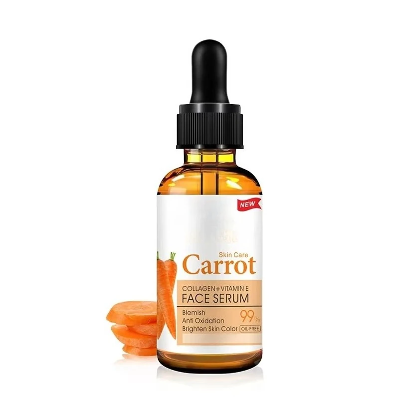 Beauty 30ml Carrot Moisturize Facial Face Serum Brightening Skin Collagen Repair Lotion