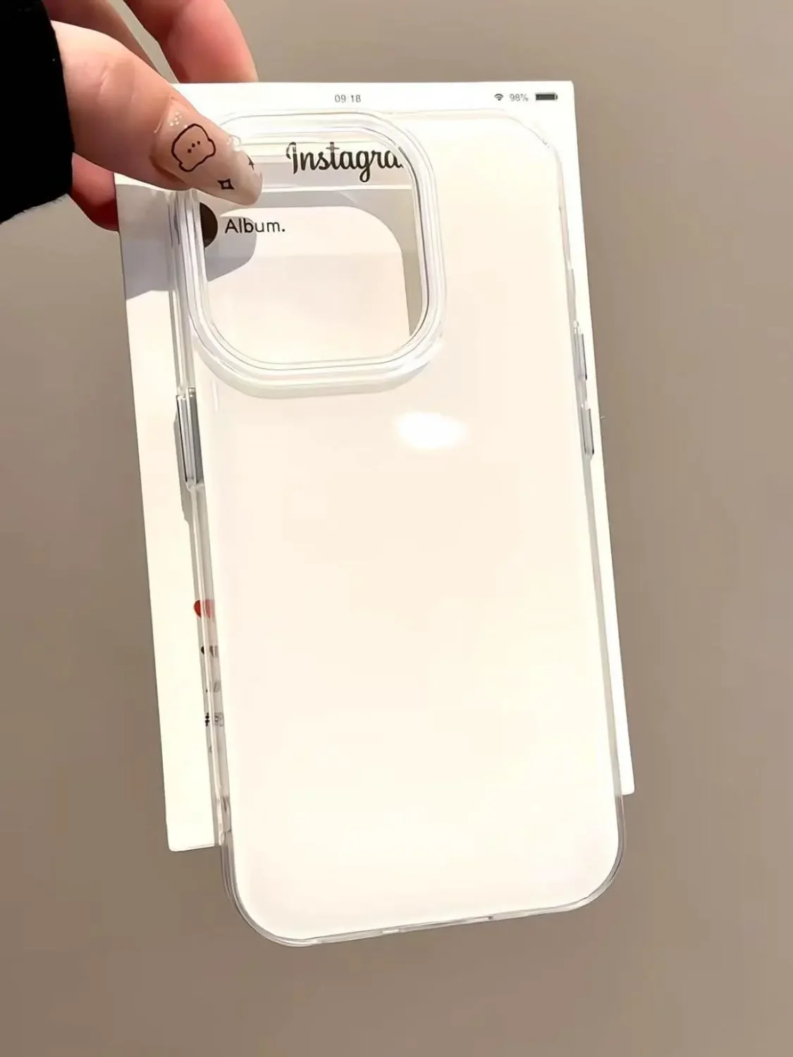 Minimalist Trendy Solid Color Luxury Shockproof Silicone Phone Case