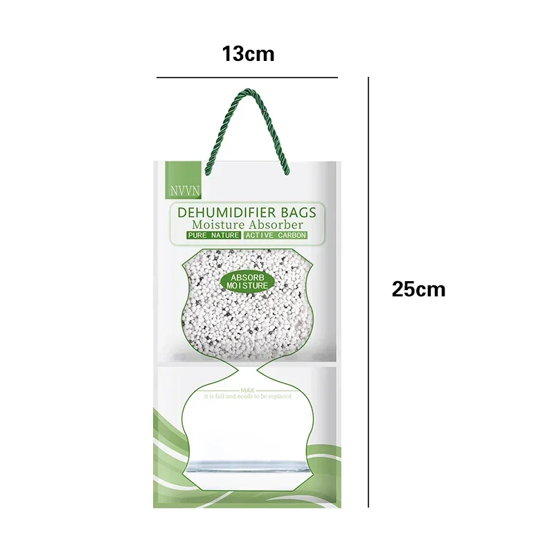 Moisture absorption anti-mold desiccant bag for household closet wardrobe 6/12Pcs