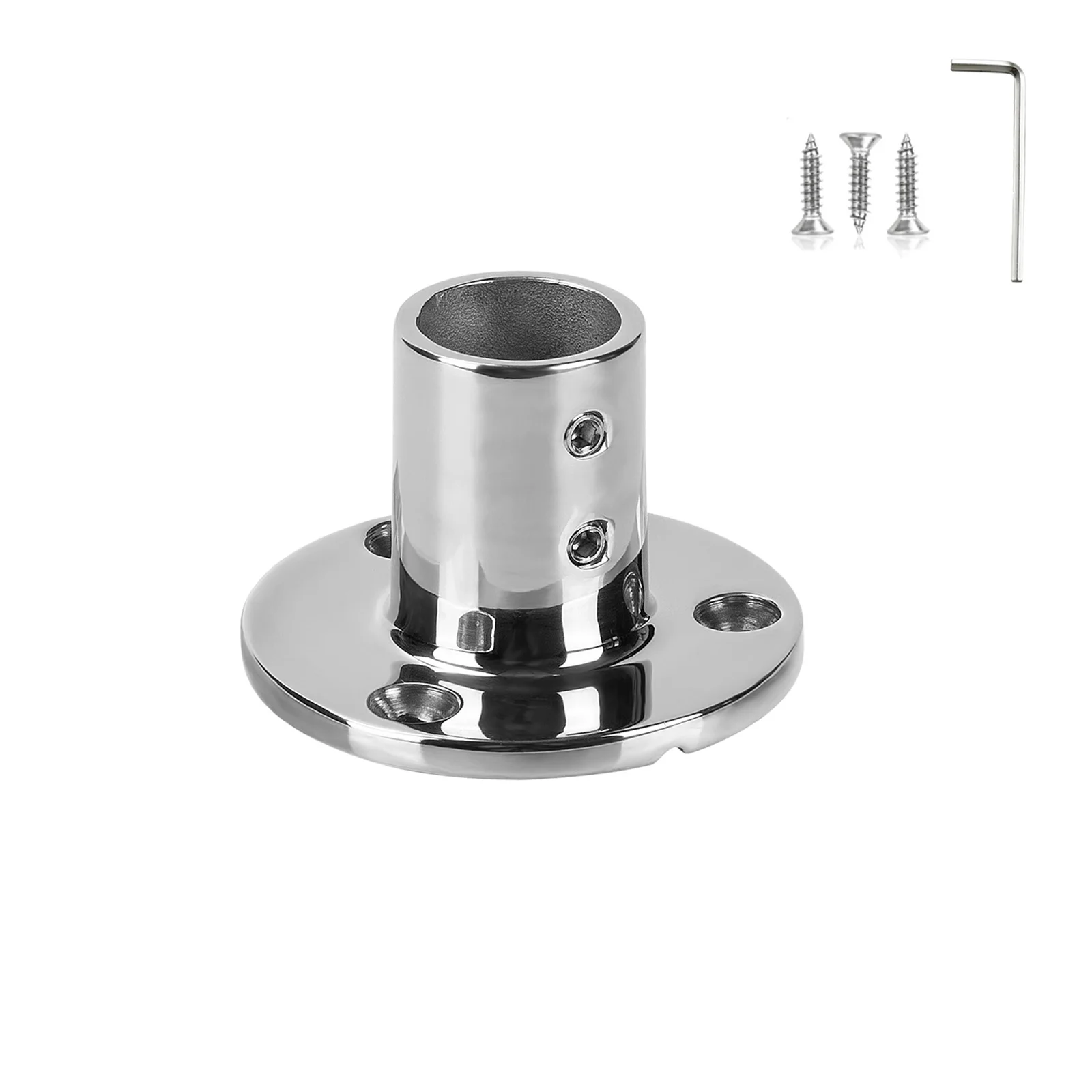 Marine Grade Boat Hand Rail Base, Durable, Versatile Application, 316 Ss Round 90 Degree Base Rail Fitting for 7/8 inch Tube 3 7 inch com37h3m04dlc 480×640 resolution 39 pins ttl interface sunlight readable application industrial lcd display replacement