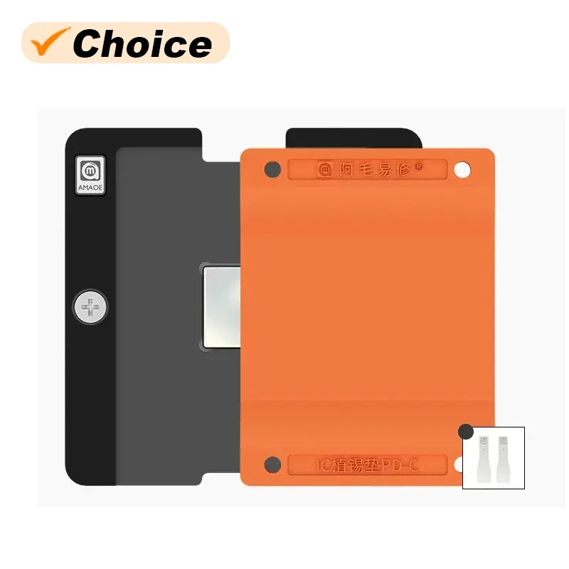 Amaoe PD-C Pflanzung Zinn Pad Universal Magnetische BGA Reballing Plattform Handy CPU IC Rework Adsorption Silicon Matte Werkzeug