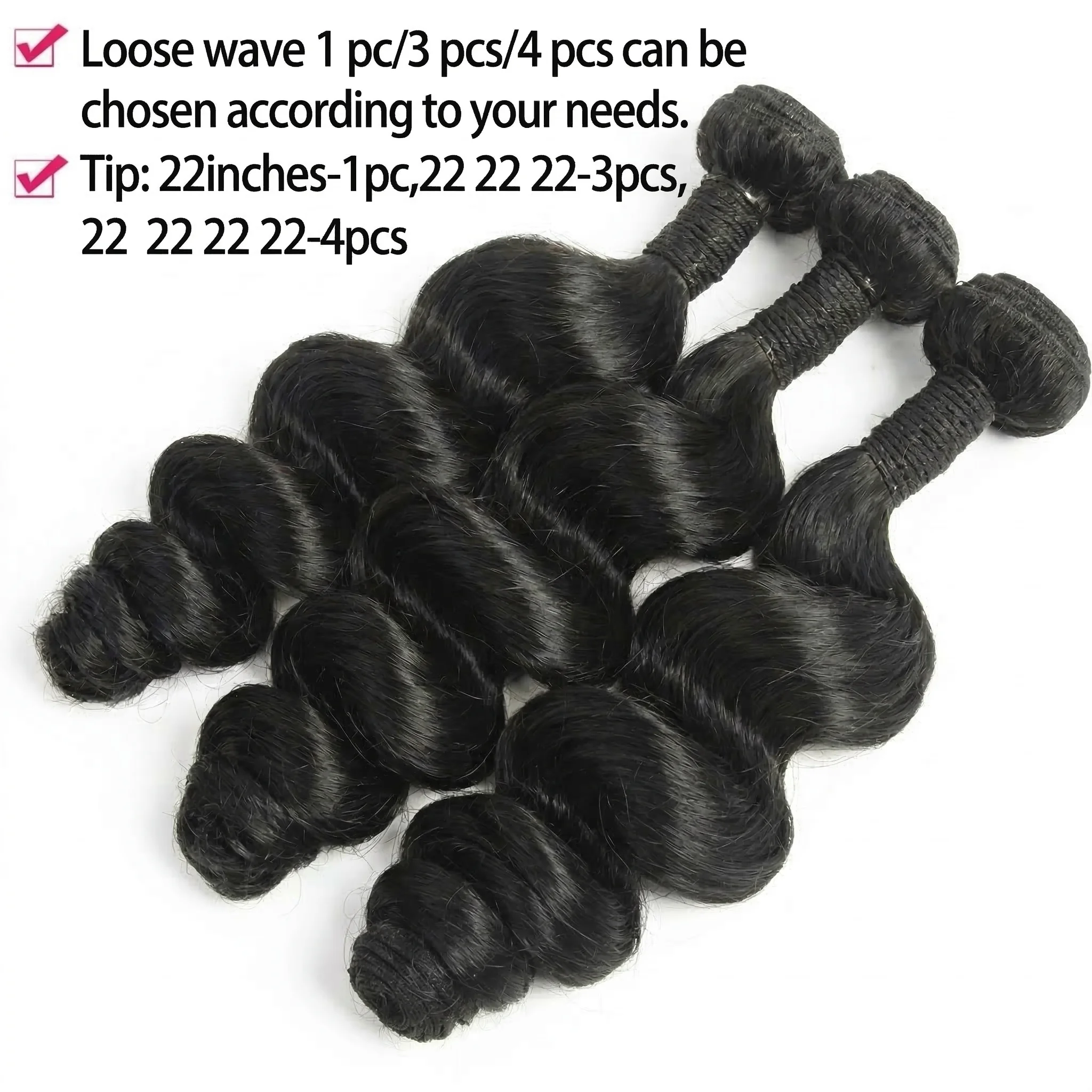 16A Loose Wave Bundles Human Hair Brazilian Weave Raw Hair 3 4 5 Pcs Unprocessed Loose Deep Wave Human Hair Bundles Extensions 4