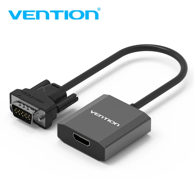 Comprar Adaptador Vention VGA a HDMI con soporte de Audio 1080P para PC,  portátil, proyector HDTV, convertidor de Audio y vídeo