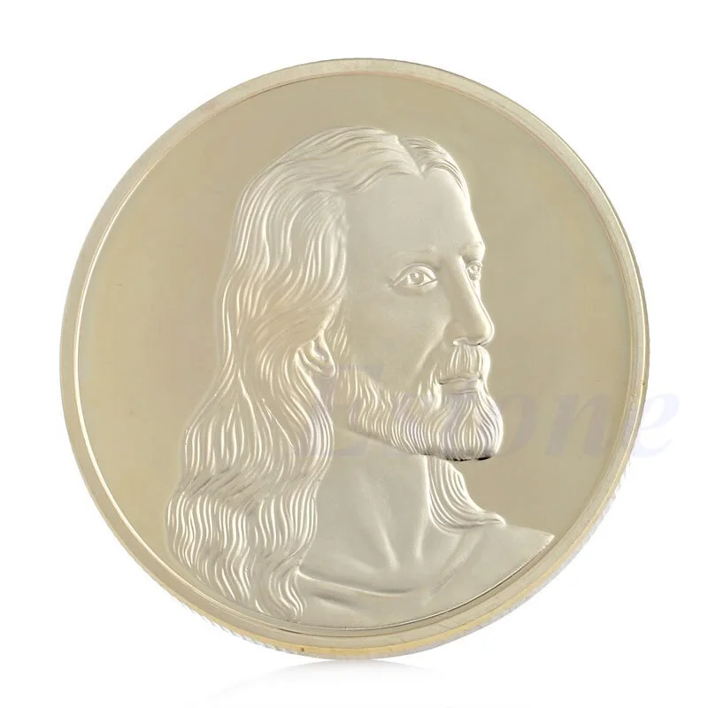 Jesus Last Supper Gold Plated Coins Last Supper Jesus Souvenir Coin