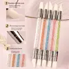 Nail Art Pen Double Head Silicone Flower Sculpting Pen Adjustable Glue Stick Embossing Pen Nail Art Brush Every Home Tool 4