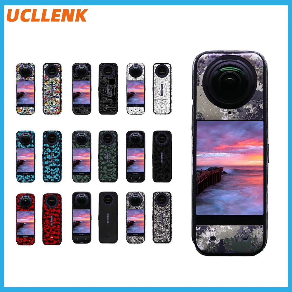 PVC Sticker for Insta360 X4 Scratch-Proof Decals Decoration Body Frame Protective Film for Insta360 X4 Camera Accessories