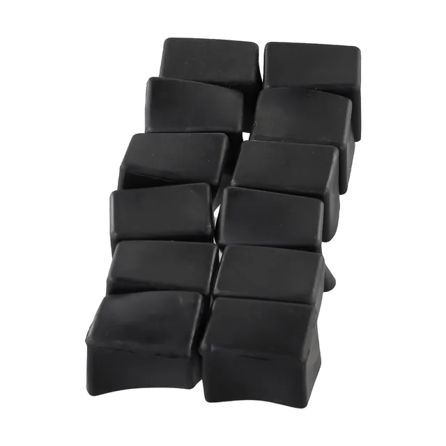 12pcs/Set Chair Table Foot Protector Chair Leg Cap Rubber Feet Protector Pads Furniture Table Covers Furniture Accessories 4