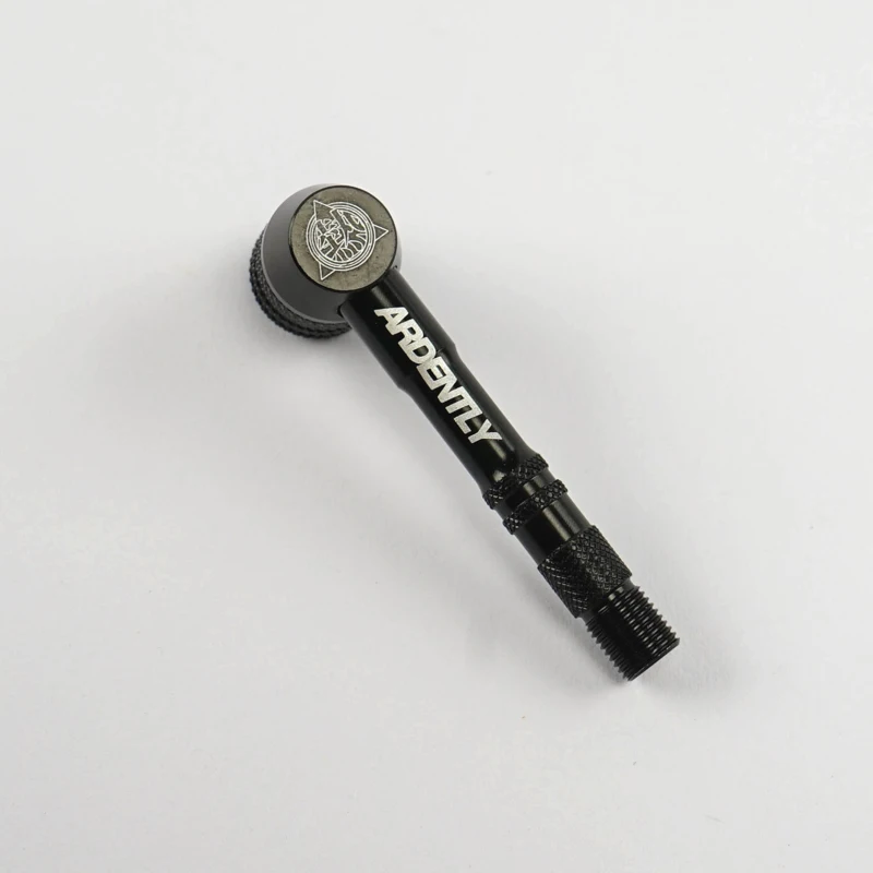 Bicycle Presta Pump Valve Rim Adapter Convert Connector Fixie MTB Road Bike Alloy Black Disc Wheel 90 Degree Adapter
