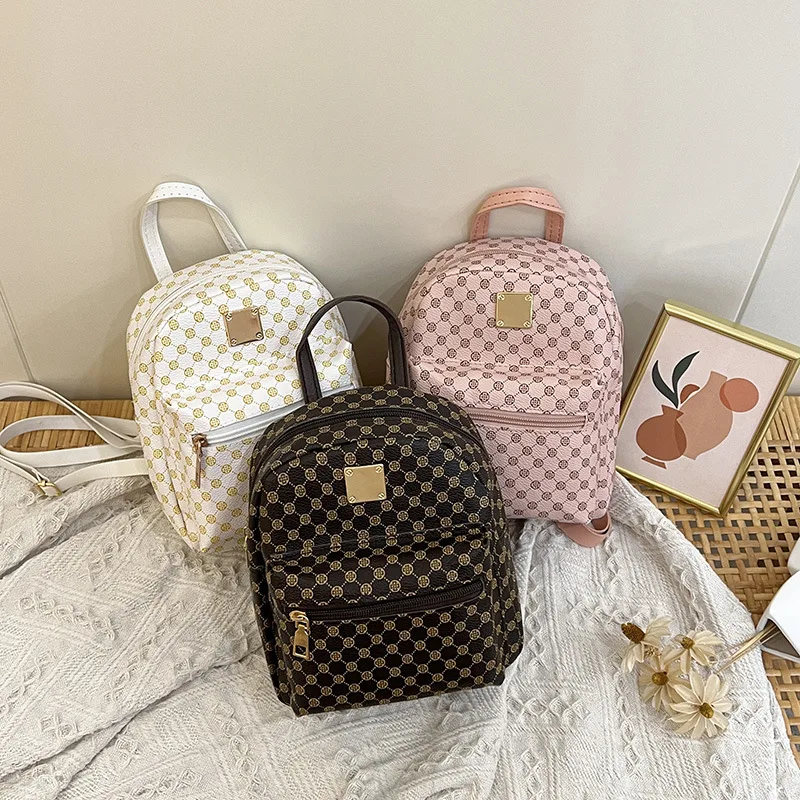 Classic Women Backpack Fashion School Bags Female Daily Shopping Girl Backpacks Schoolbags 1