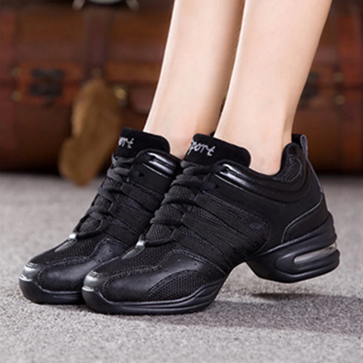 Dancing Shoes for Women Sports Modern Dance Jazz Soft Outsole Breath Shoes Female Waltz Sneakers dance shoes