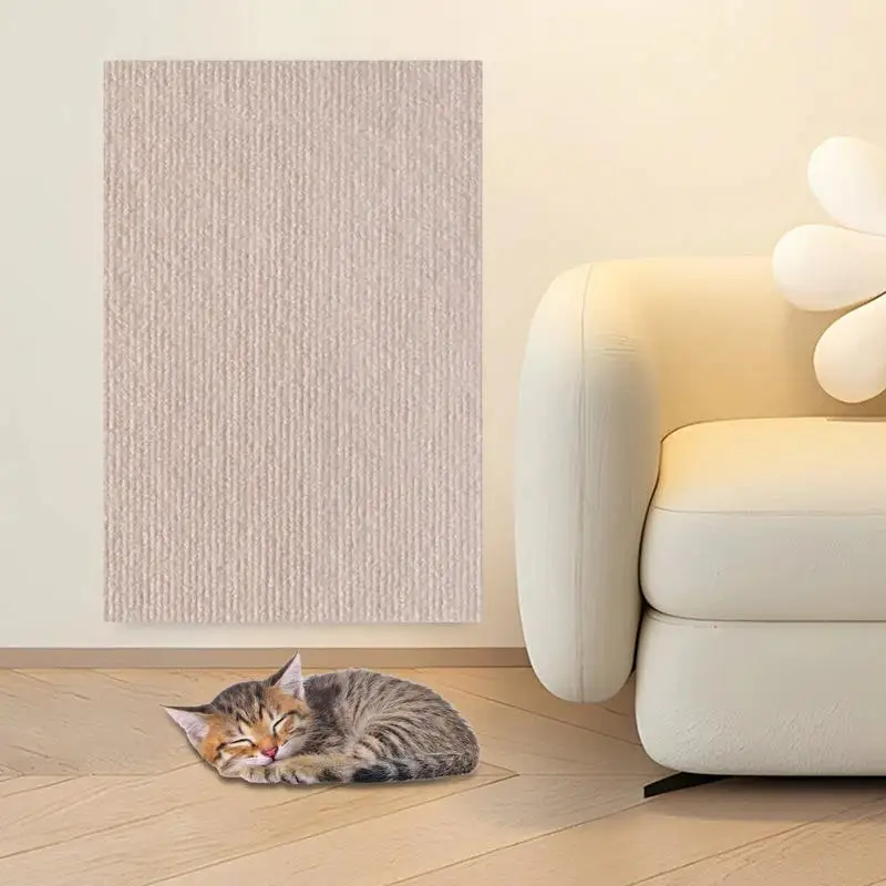 Eco Friendly Cat Scratching Mat Trimmable Cat Pad