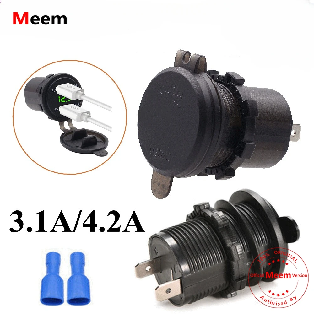 

12V Car Cigarette Lighter Socket Outlet Charger Power Adapter Plug Waterproof